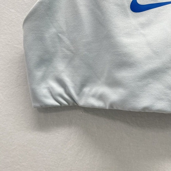 Nike Dri-Fit Sports Bra Women Size Medium Light Blue Racerback - Picture 4 of 8